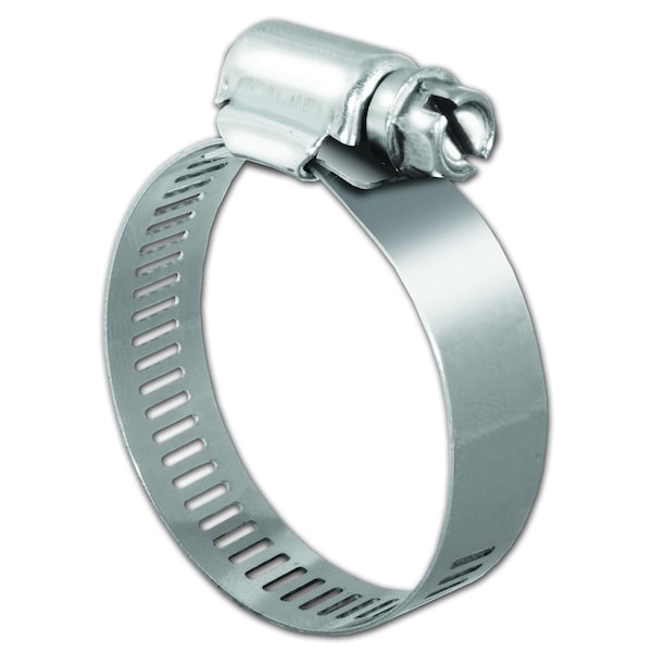 Protie Hose Clamp, Stainless, SAE Size 16, Range 13/16 in. - 1-1/2 in., 10PK 33005 - main